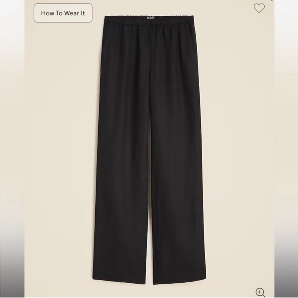 J. Crew Stratus Pants in Linen